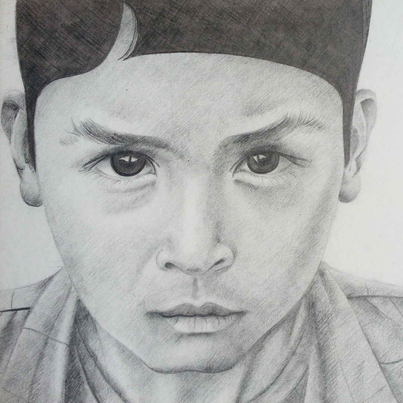 Crayon drawing in Yemen