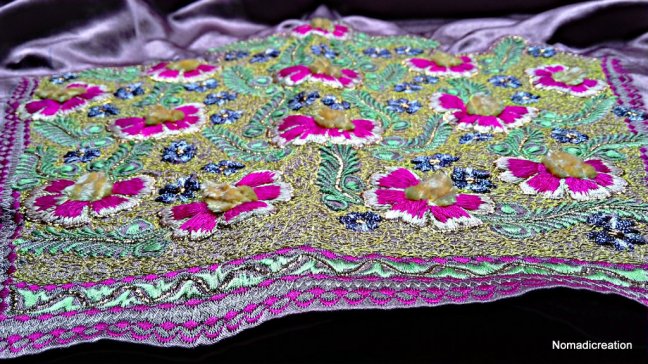 Iranian Gulf enhancement of salwar's, the lowest part of a trouser.