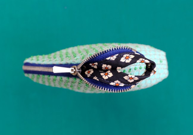 Ao po"i, a technique from Paraguay with beads and liner out of my own collection